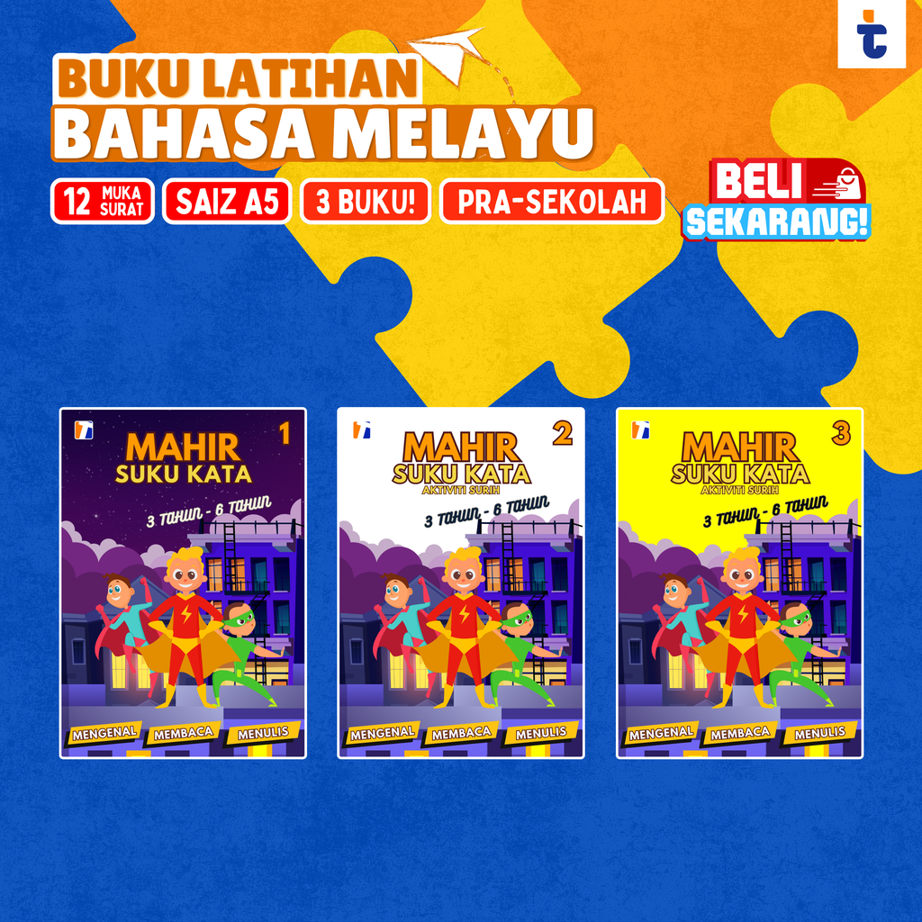 9 BUKU PRASEKOLAH CEPAT PANDAI