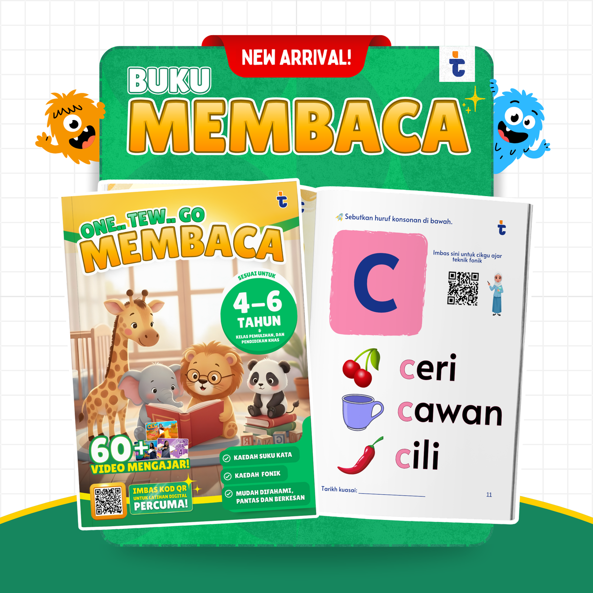 BUKU MEMBACA PRASEKOLAH