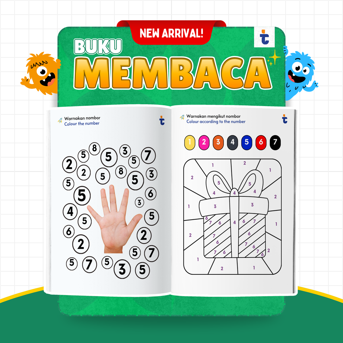 SET MATH PRASEKOLAH DWIBAHASA
