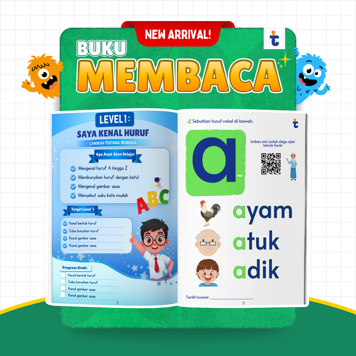BUKU MEMBACA PRASEKOLAH