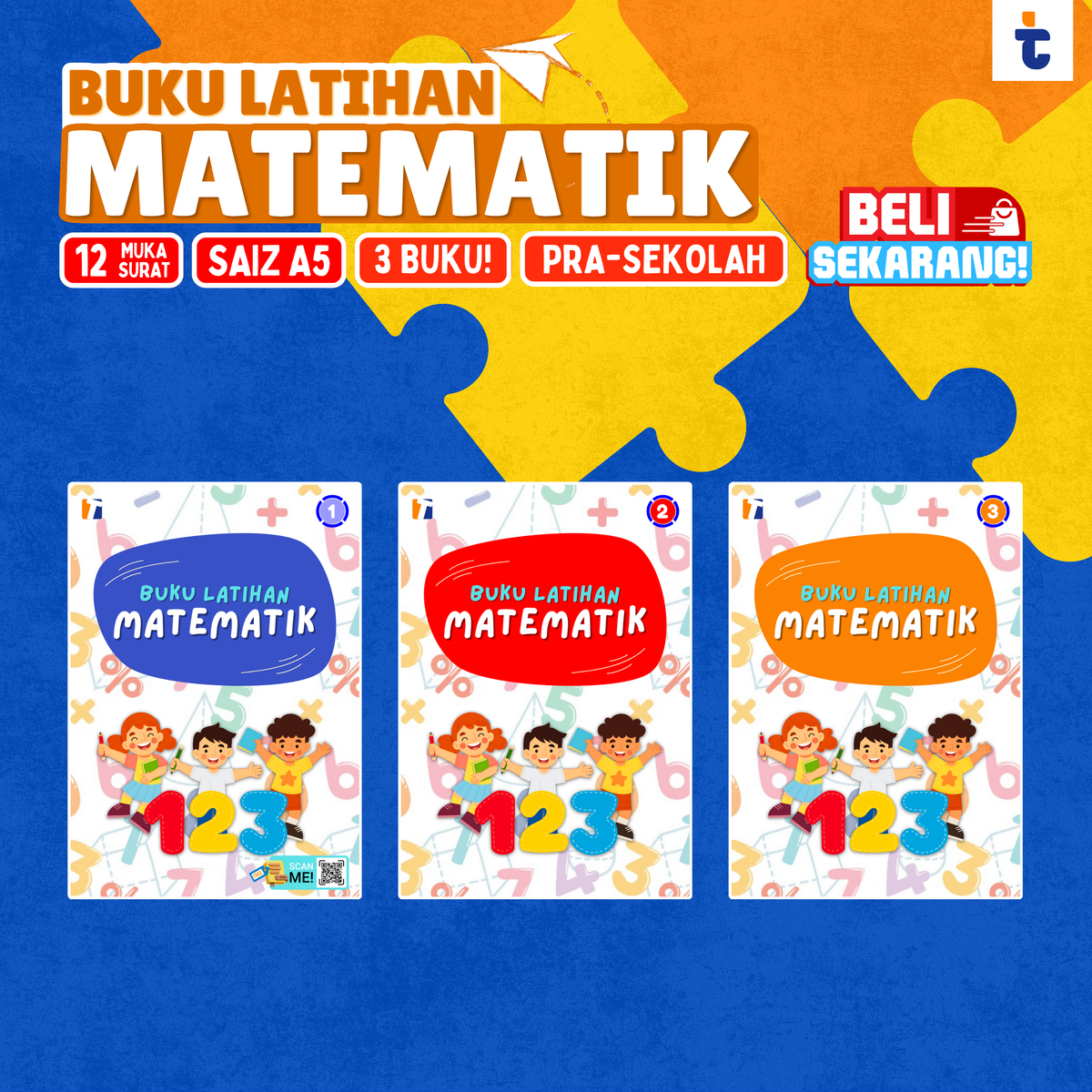 9 BUKU PRASEKOLAH CEPAT PANDAI