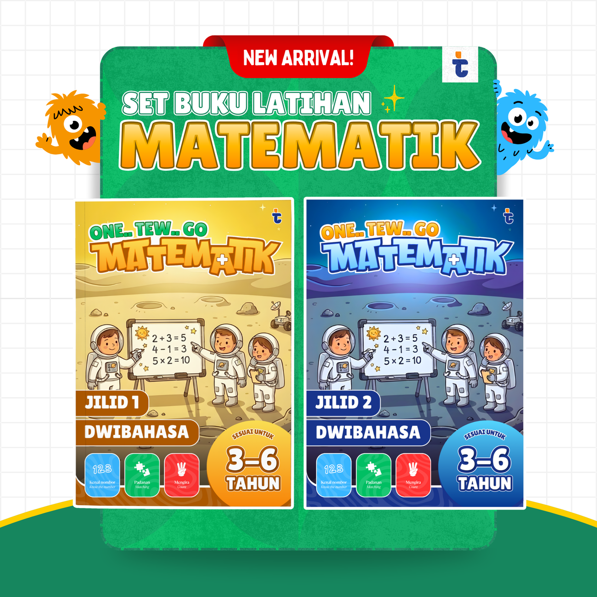 SET MATH PRASEKOLAH DWIBAHASA